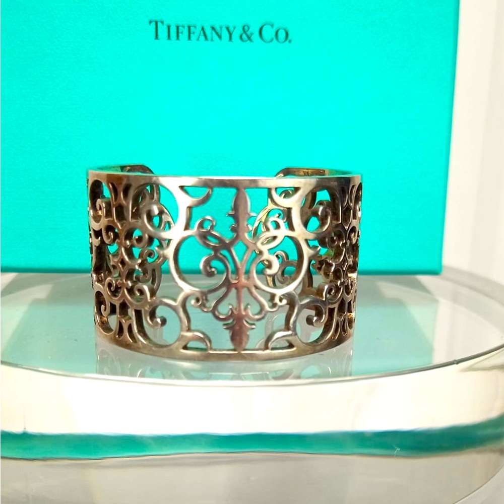 SOLD-Authentic Tiffany Enchant Silver Cuff Rare